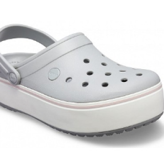 Крокси Сабо Platform Light Grey/Rose 412008