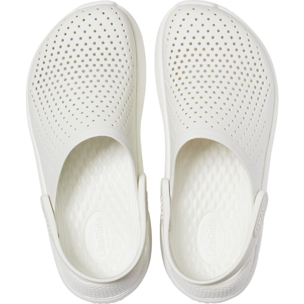 Крокси LiteRide™ Clog Almost White (Білі) 612005 Крокси LiteRide™ Clog Almost White (Білі) 612005