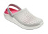 Крокси LiteRide™ Clog Pearl/White (Сіро-малинові) 6120016 Крокси LiteRide™ Clog Pearl/White (Сіро-малинові) 6120016