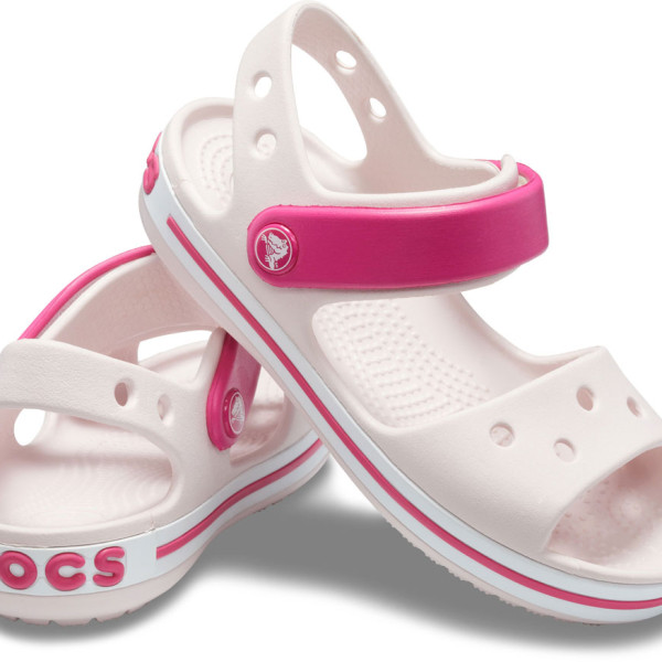 Крокси Дитячі Сандалі Crocband Sandal Kids Pink 822006 Крокси Дитячі Сандалі Crocband Sandal Kids Pink 822006