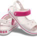 Крокси Дитячі Сандалі Crocband Sandal Kids Pink 822006 Крокси Дитячі Сандалі Crocband Sandal Kids Pink 822006