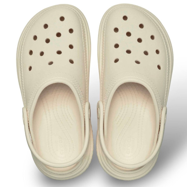Крокси на платформі молочні Stomp Clog Bone 45004504 Крокси на платформі молочні Stomp Clog Bone 45004504