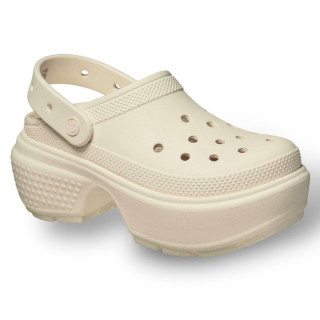 Крокси на платформі молочні Stomp Clog Bone 45004504