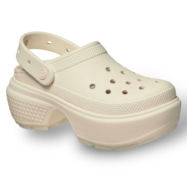 Крокси на платформі молочні Stomp Clog Bone 45004504 Крокси на платформі молочні Stomp Clog Bone 45004504