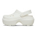 Крокси на платформі білі Stomp Clog White 45004503 Крокси на платформі білі Stomp Clog White 45004503