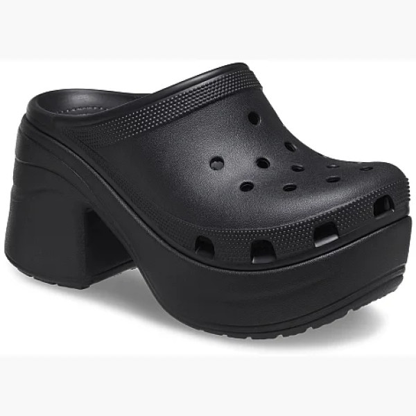 Крокси на підборах SIREN Clog Black (чорні) 99990001 Крокси на підборах SIREN Clog Black (чорні) 99990001