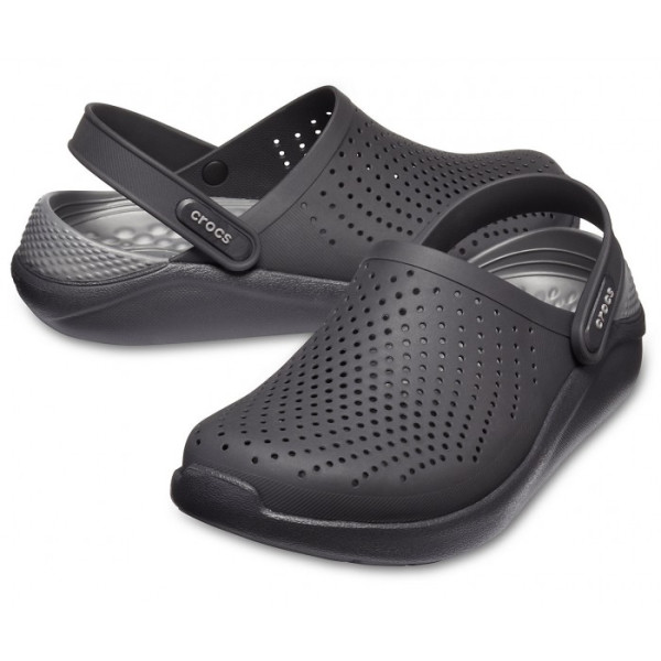 Крокси LiteRide™ Clog Black/Slate Grey (Чорні) 612007 Крокси LiteRide™ Clog Black/Slate Grey (Чорні) 612007