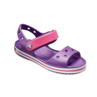 Крокси Дитячі Сандалі Crocband Sandal Kids Amethyst/Paradise Pink 822010