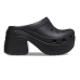 Крокси на підборах SIREN Clog Black (чорні) 99990001
