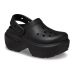 Крокси на платформі чорні Stomp Clog Black 45004502