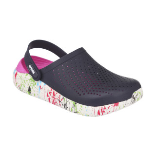 Крокси LiteRide™Clog Dazzle (КЛЯКСЫ фиолет) 612020 Крокси LiteRide™Clog Dazzle (КЛЯКСЫ фиолет) 612020