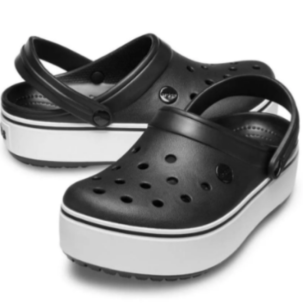 Крокси Сабо Platform Black/White (Чорно-білі) 412010 Крокси Сабо Platform Black/White (Чорно-білі) 412010