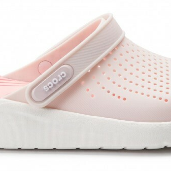 Крокси LiteRide™ Clog Pink/White (Коралово-Бежеві) 6120017 Крокси LiteRide™ Clog Pink/White (Коралово-Бежеві) 6120017
