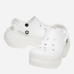 Крокси на платформі білі Bella Clog Platform White 1398602 Крокси на платформі білі Bella Clog Platform White 1398602