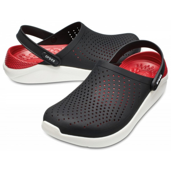 Крокси Кроксы LiteRide™ Clog Black/white (Чорно-Білі) 612009 Крокси Кроксы LiteRide™ Clog Black/white (Чорно-Білі) 612009