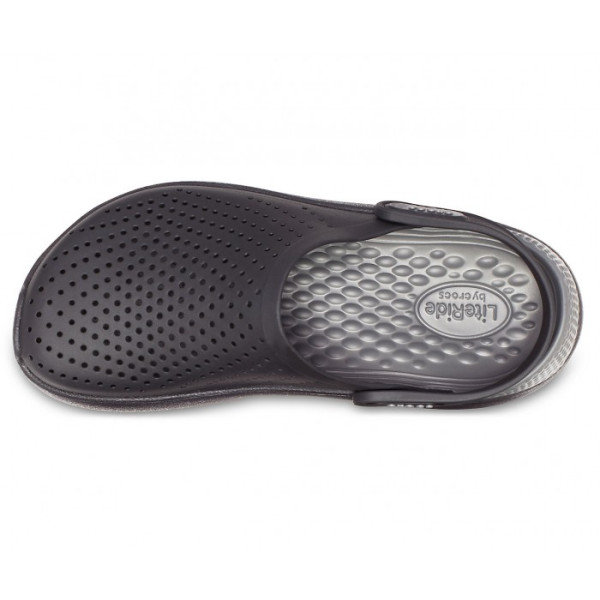 Крокси LiteRide™ Clog Black/Slate Grey (Чорні) 612007 Крокси LiteRide™ Clog Black/Slate Grey (Чорні) 612007