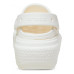Крокси на платформі білі Stomp Clog White 45004503 Крокси на платформі білі Stomp Clog White 45004503