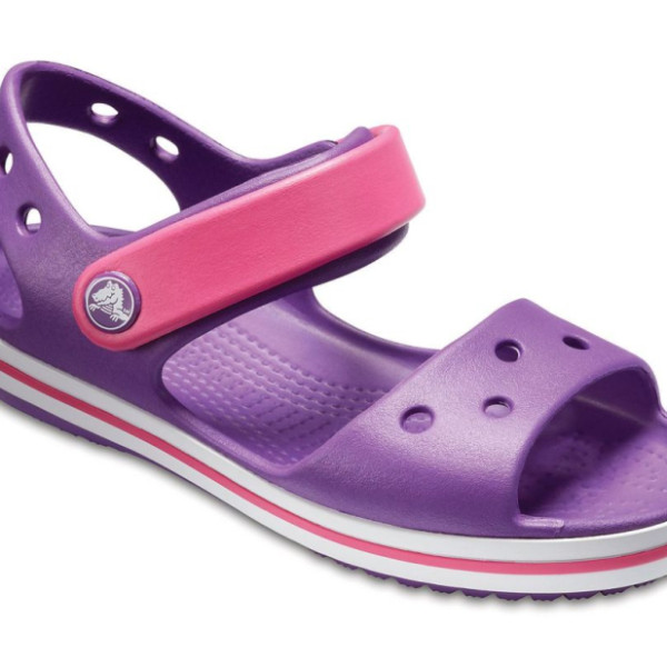 Крокси Дитячі Сандалі Crocband Sandal Kids Amethyst/Paradise Pink 822010 Крокси Дитячі Сандалі Crocband Sandal Kids Amethyst/Paradise Pink 822010