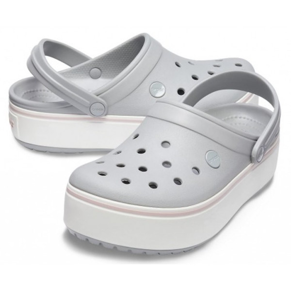 Крокси Сабо Platform Light Grey/Rose 412008 Крокси Сабо Platform Light Grey/Rose 412008