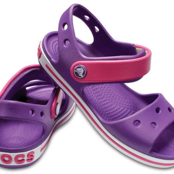 Крокси Дитячі Сандалі Crocband Sandal Kids Amethyst/Paradise Pink 822010 Крокси Дитячі Сандалі Crocband Sandal Kids Amethyst/Paradise Pink 822010