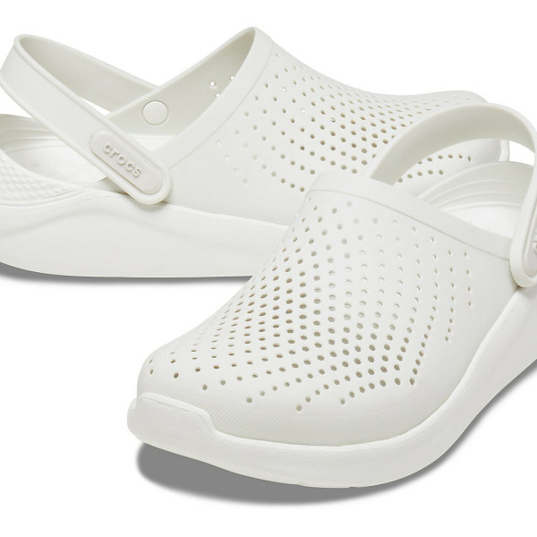 Крокси LiteRide™ Clog Almost White (Білі) 612005 Крокси LiteRide™ Clog Almost White (Білі) 612005