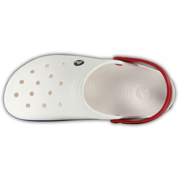 Крокси Сабо Crocband WHITE/BLUE JEAN 112009 Крокси Сабо Crocband WHITE/BLUE JEAN 112009