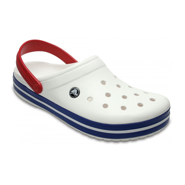 Крокси Сабо Crocband WHITE/BLUE JEAN 112009 Крокси Сабо Crocband WHITE/BLUE JEAN 112009
