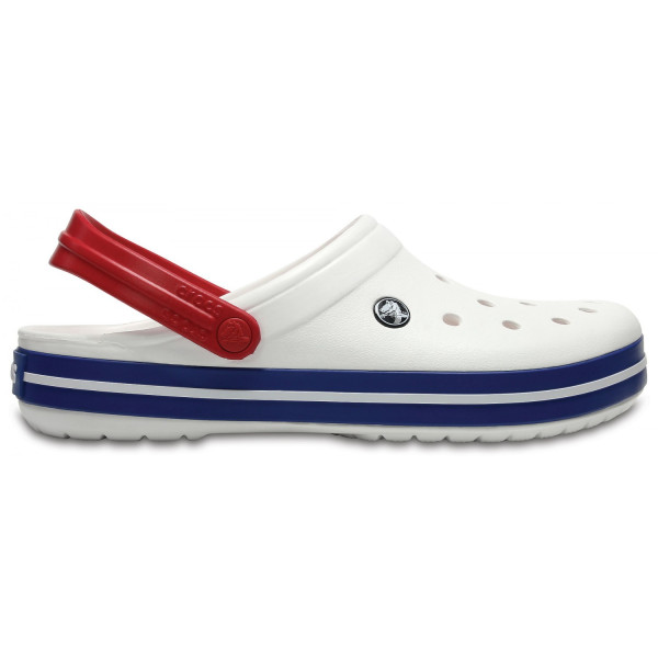 Крокси Сабо Crocband WHITE/BLUE JEAN 112009 Крокси Сабо Crocband WHITE/BLUE JEAN 112009