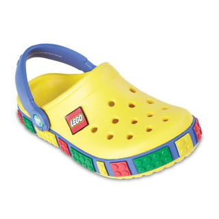 Крокси Дитячі Crocband LEGO yellow/sea blue 39002