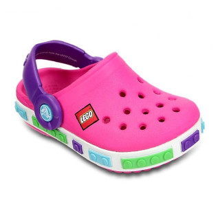 Крокси Дитячі Crocband LEGO fuchsia/purple 39004